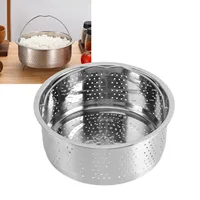 Panier à vapeur en acier inoxydable avec poignée, élimination du sucre, cuiseur à riz, support de cuisson à la vapeur pour aliments, œufs, légumes, Fruits, 1 pièce 1
