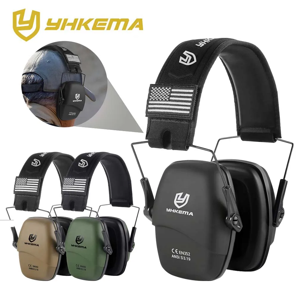 Tactical Ear Protector Earmuffs Shooting Hunting Noise Reduction Hearing Protection Soundproof