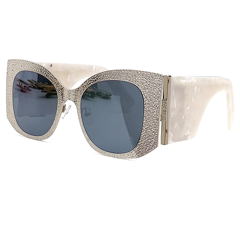 

Oversized Cat's Eye Sunglasses Female Luxury Thick Frame Outdoor Street Fashion Lentes De Sol Mujer