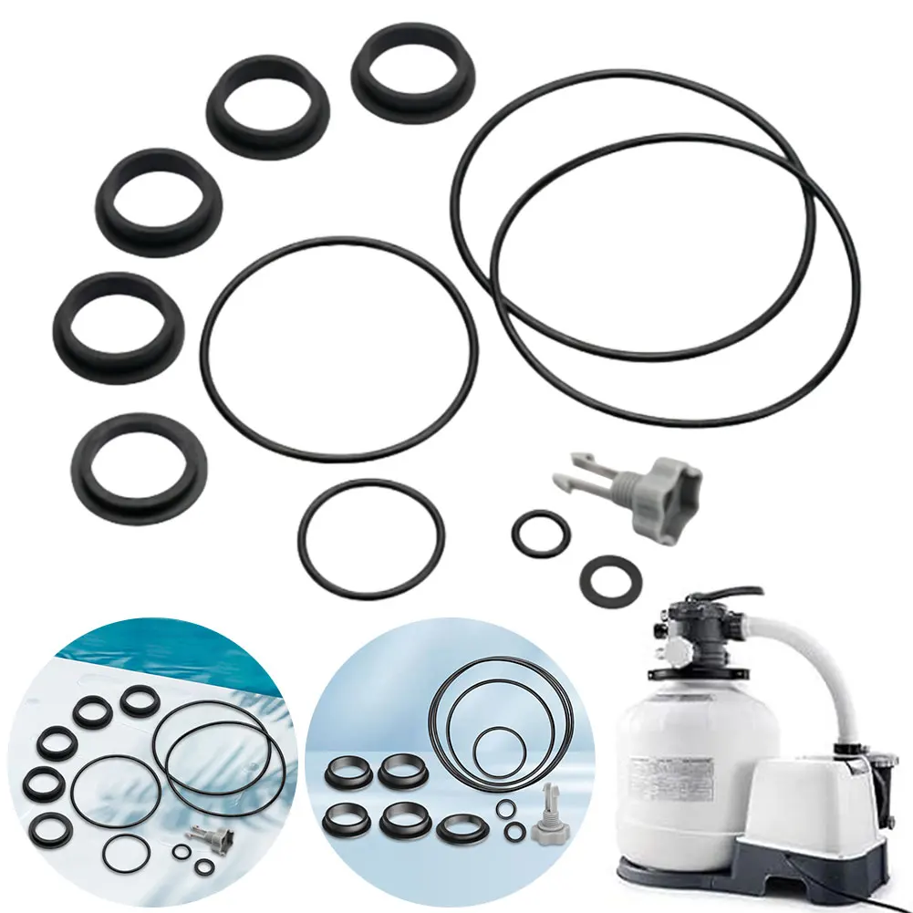 25013 Sand Filter Pump Seal Gasket Parts Air Release Valve & O-Rings for Intex Sand Filter Pumps Seals