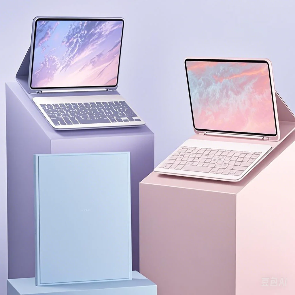 Bueuwe Custodia con Tastiera per iPad Air da 11 Pollici M3 2025/M2 2024