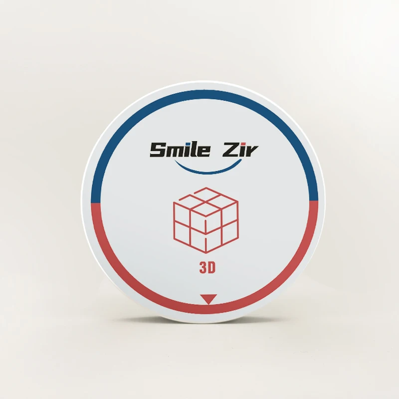 

Dental Laboratory Materials 98MM High Translucent 3D Master Multilayer zirconia block For Making Full Crown