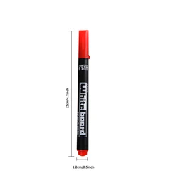 Premium Fine Point Black Dry Erase Markers - Low Odor for School, Office, and Home (Red 1PCS)