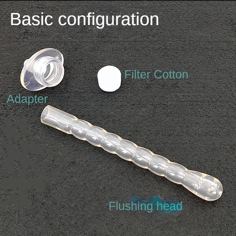 1PC Silicone Enema Cleaning Shower Vaginal Wash Home Enema Anal Wash Douche Nozzle Anaal Douche Health Hygiene Tool Woman/Man 4