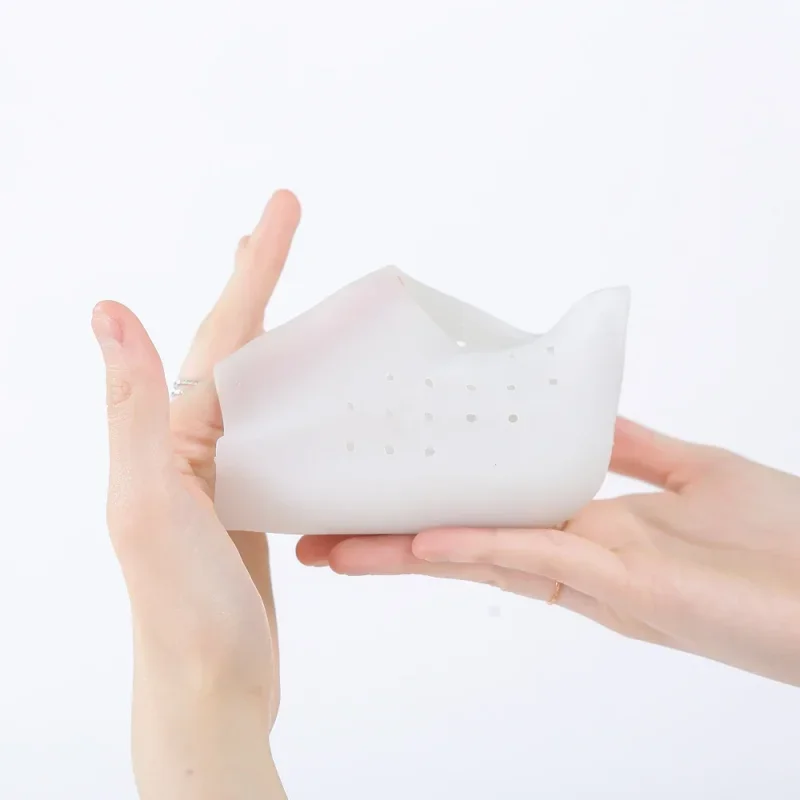 Silicone Invisible Inner Height Insoles Lifting Increase Socks Outdoor Foot Protection Pad Men Women Heel Cushion Hidden Insole