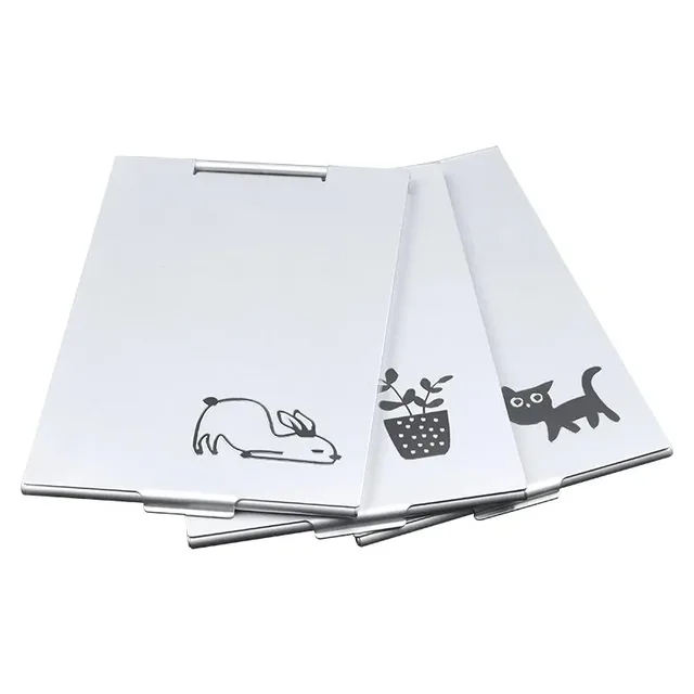 Miroir pliant en aluminium de poche, Mini miroirs de maquillage portables, petit miroir de voyage, vanité, outils cosmétiques compacts pliables 5