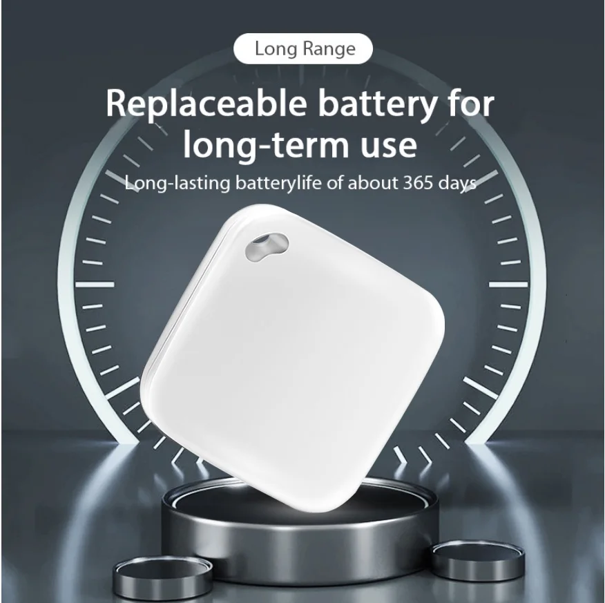 Smart GPS Tracker Works With Apple Find My APP Pet Kids Luggage Key Tracking Glo