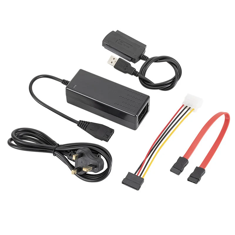 New Usb 2 0 To Ide Sata Adapter Converter Cable For 2 5 3 5 Inch Hard Drive Hd Aliexpress