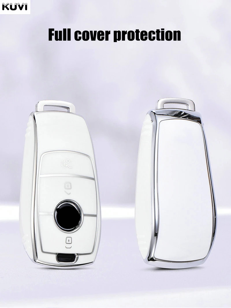 TPU Car Remote Key Case Cover Shell Fob For Mercedes Benz A C E S G Class GLC CLE CLA GLB GLS W177 W205 W213 W222 X167 AMG key case