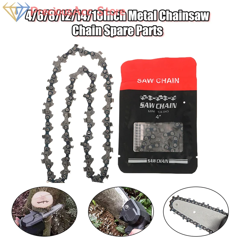 4/6/8/12/14/16 Inch Metal Chainsaw Chain Spare Parts Link