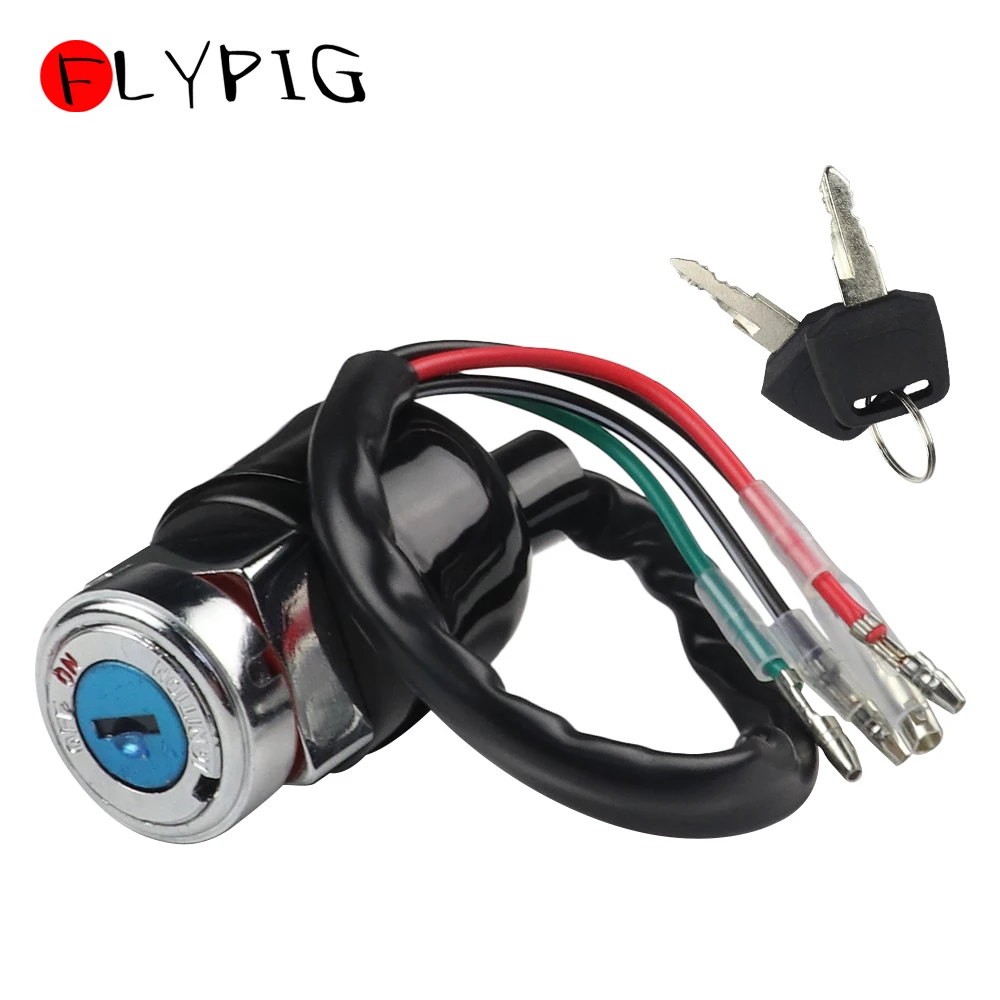 

4 Wire Ignition Key Switch for Honda CT110 CT110X CT 110 Trail 110 #E26 1980-1986 35100-459-753