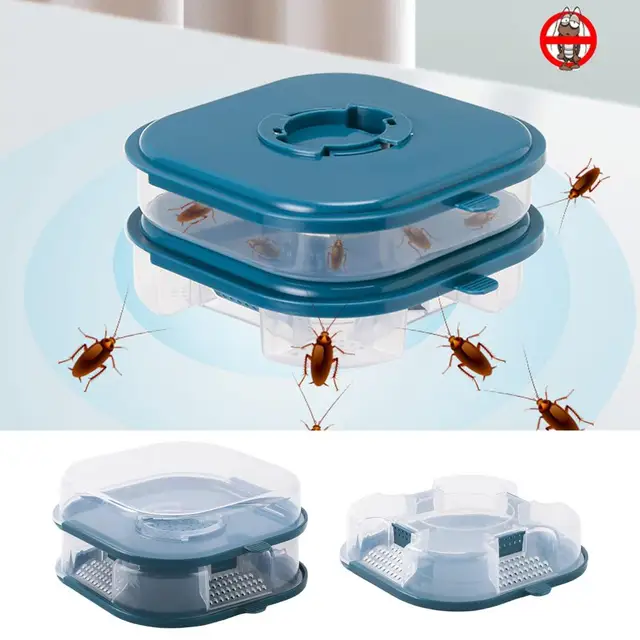 Csótány Csapda Átlátszó Fedél Széles Bejárat Porózus Kialakítás 360 Fokos, Minden Kerek Csalik - Image 5