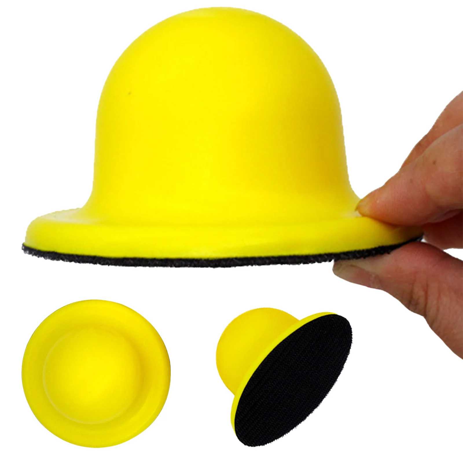 

Sponge Hand Sanding Block Back-up Sanding Pads For Sandpaper Sanding Discs Holder For Woodworking Manual Polishing Hook-Loop