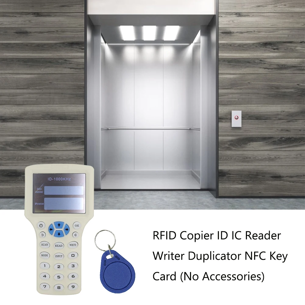RFID Access Control Card Reader Professional NFC Encryption Card Writer UID Chip Duplicator Smart Key Copier