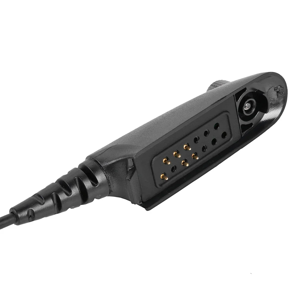모토로라 GP380 워키토키용 커버 어쿠스틱 튜브 이어피스 헤드셋, 마이크 PTT