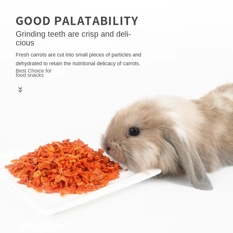 dehydrated dried carrot 100g rabbit snacks chinchilla guinea pig dried vegetables nutritious snacks