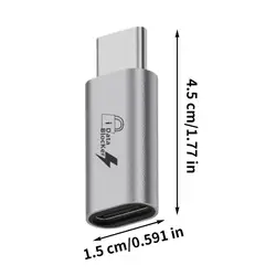 USB Data Blocker Security Adapter - Anti - Juice Jacking Protector (TypeC Male to Femal)