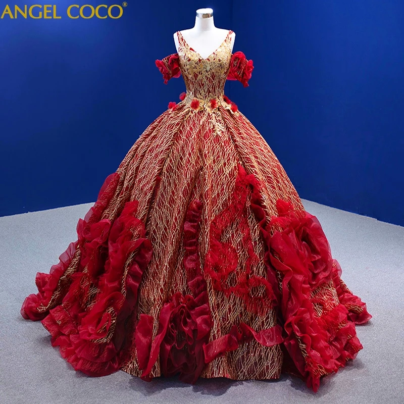 Роскошное длинное бальное платье для выпускного вечера