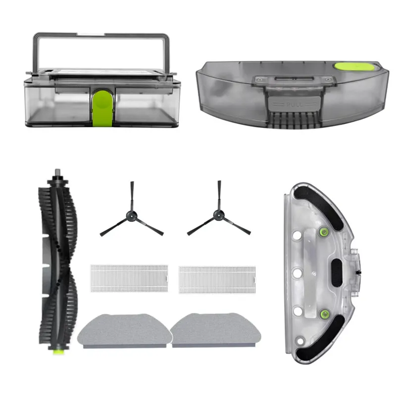 

Roller Brush Cover Water Tank Dust Box Mop Cloth Frame HEPA Filter for Qihoo 360 S10 X100 Max Robot Vacuum Cleaner Accessories