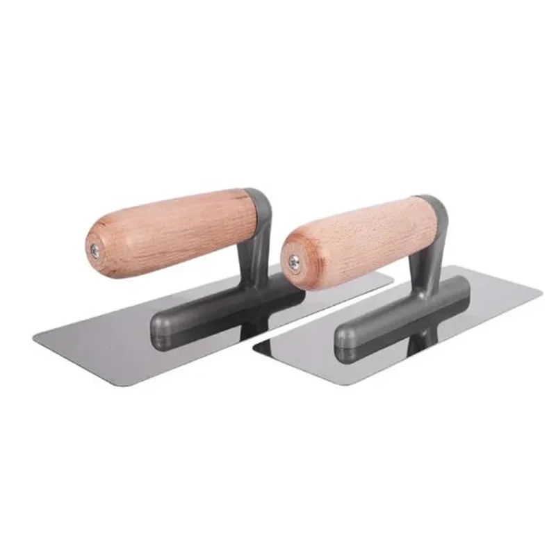 2Pcs Stainless Steel Trowel Tool Batch Wall Shovel Tool Putty Cement Finishing Concrete Trowel