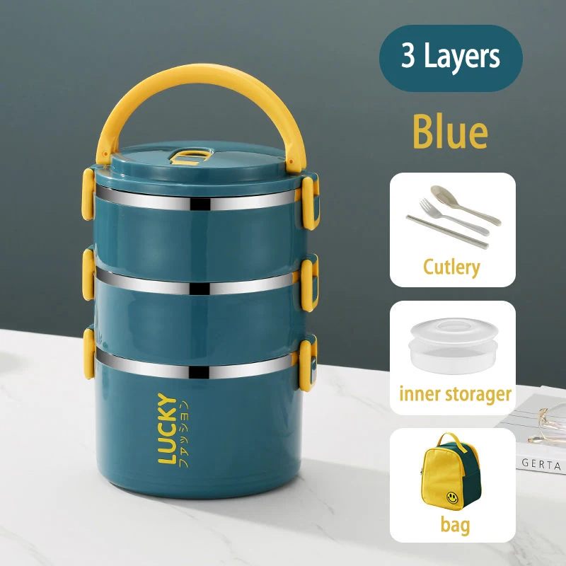 3 Blue With bag