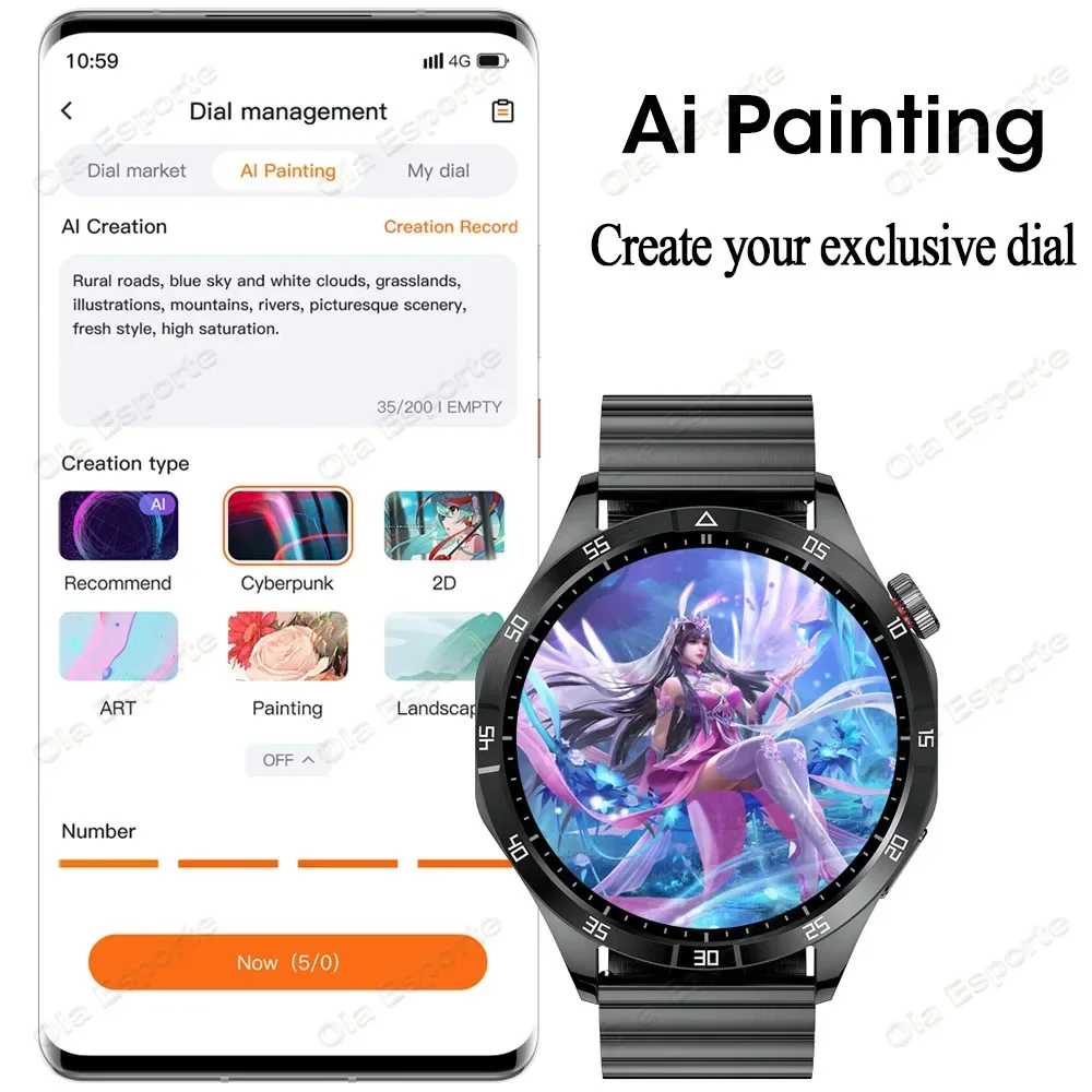   Gt4 Max Ʈġ, ChatGPT Ʈġ, BT  ȭ, SOS NFC ħ, GPS Ʈġ, PK HelloWatch3Plus, ǰ