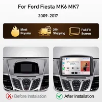Systèmes intelligents de voiture pour Ford Fiesta Mk 7 2008 - 2019, lecteur stéréo Carpaly Android Auto, navigation GPS, autoradio, écran DSP 3