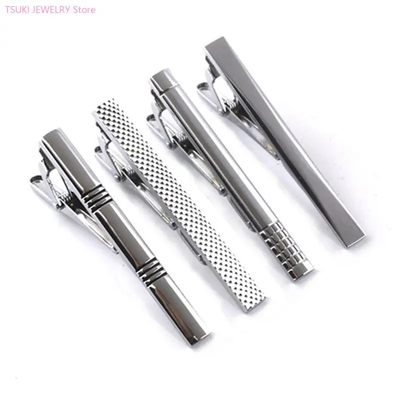 62KE 8PCS Sophisticated Men Tie Fasteners Multifuntional Use Alloy Tie Holder – Detail 8
