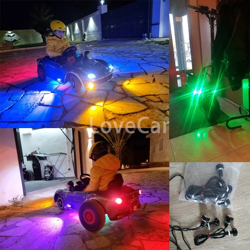10pcs 18mm/22mm 자동차 독수리 눈 DRL Led 주간 러닝 라이트 LED 백업 반전 주차 신호 자동차 램프 차량용