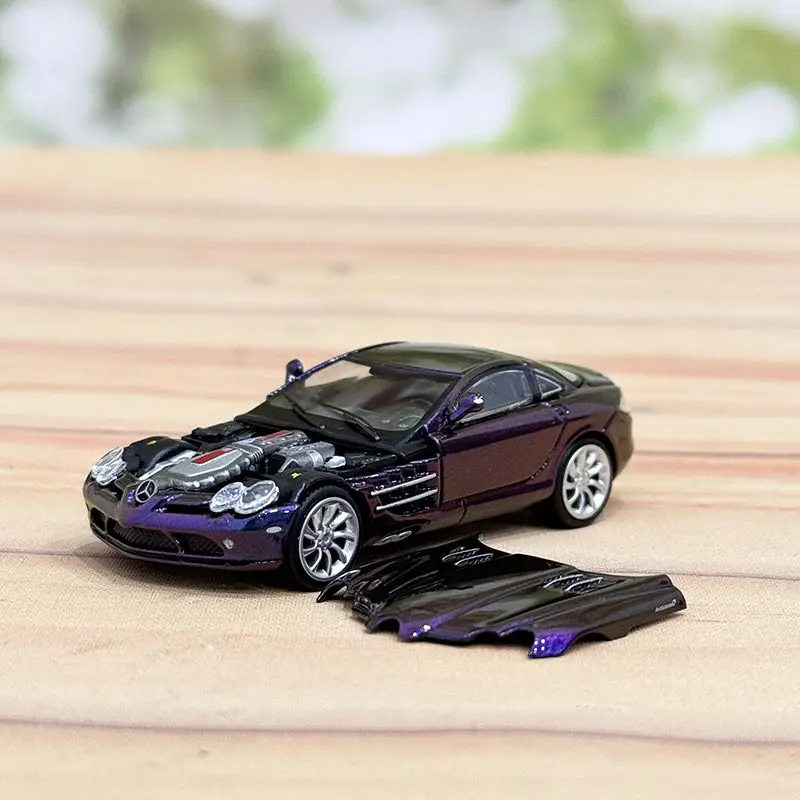 Diecast 1/64 Scale Mercedes SLR McLaren Alloy Car Model Benz