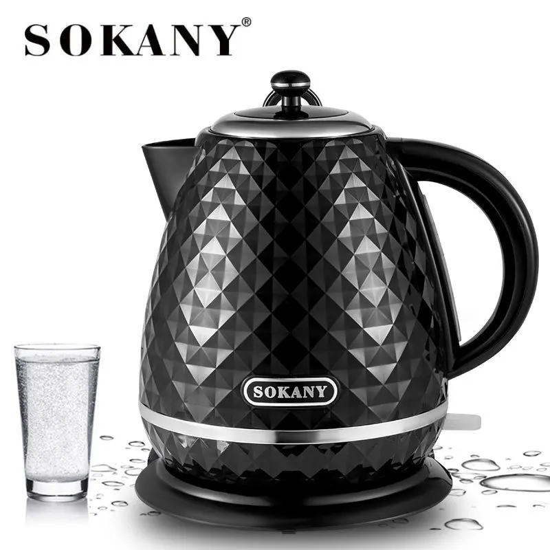   Basics Stainless Steel Portable Fast, Electric Hot Water  Kettle for Tea and Coffee, Automatic Shut Off, 1 Liter, Black and Sliver:  Home & Kitchen