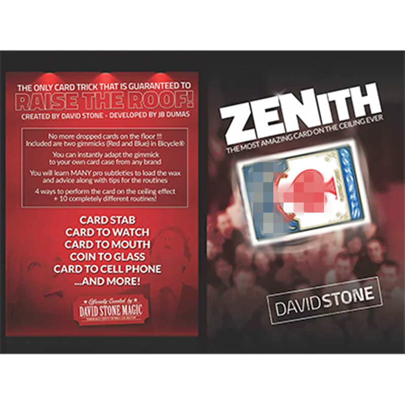 

Magic Tricks Zenith by David Stone Card Magic Magia Magie Magician Props Close Up Street Illusions Gimmicks + Video Tutorial