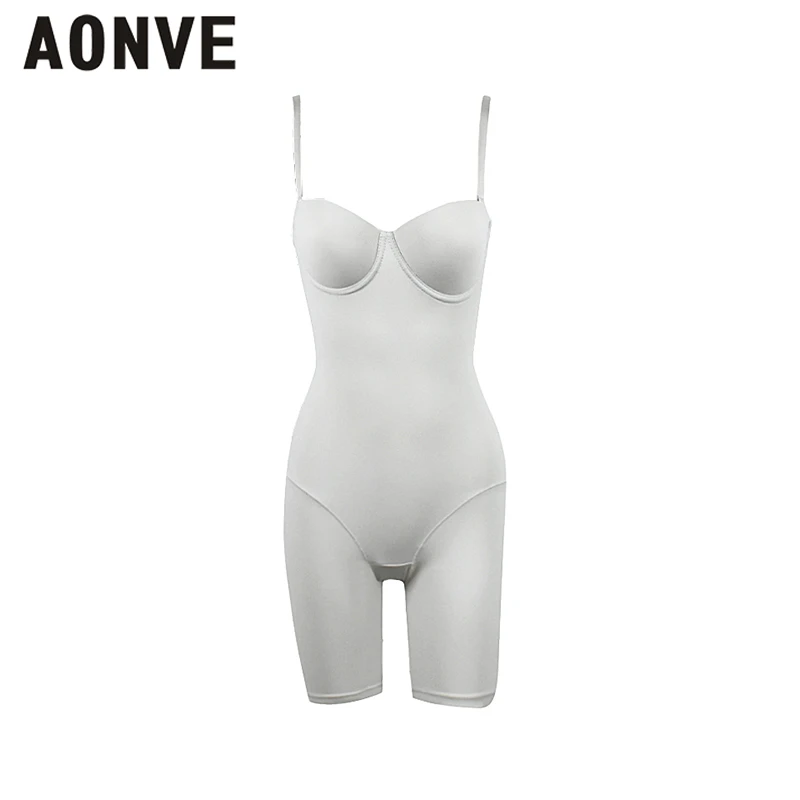 AONVE Female Bodysuit Jumpsuit Sexy Outfit Rompers Slimming Legs Tummy  Control Butt Lifter Adjustable Shoulder Straps Shapewear - AliExpress