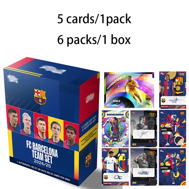 Tops 2024-25 Fc Barcelona Team Set Messi Yamal Neymar