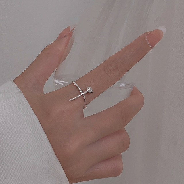 New Trendy Cute Glasses Ring Multiple Minimalist Adjustable Ring Bohemian Finger Ring Jewelry Accessories for Woman Girls