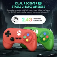 Data Frog PC07 Classic Style Wireless Game Controller, Dual Receiver, Retro Gamepad for PC DInput, Android TV, Arcade Gaming - Image 3