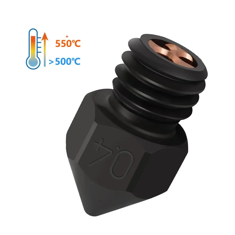 MK8 CHT 깍지 고유량 클론 cht 깍지 mk8 경화강 0.2 0.4 0.6 0.8 1.0mm 노즐, 3D 프린터 1.75mm 필라멘트 10 개, 신제품