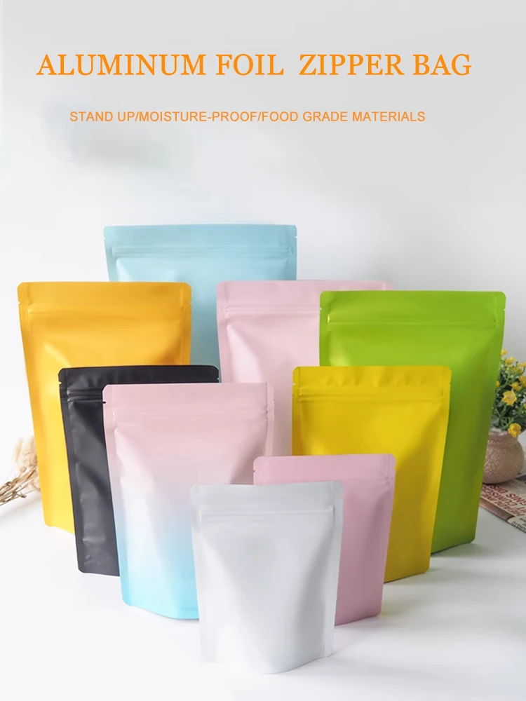 Resealable Plastic Zip Lock Stand-Up Pouches with Clear Window – Food Grade Bags for Sn... - SKU AFB16392 - UGI Packaging