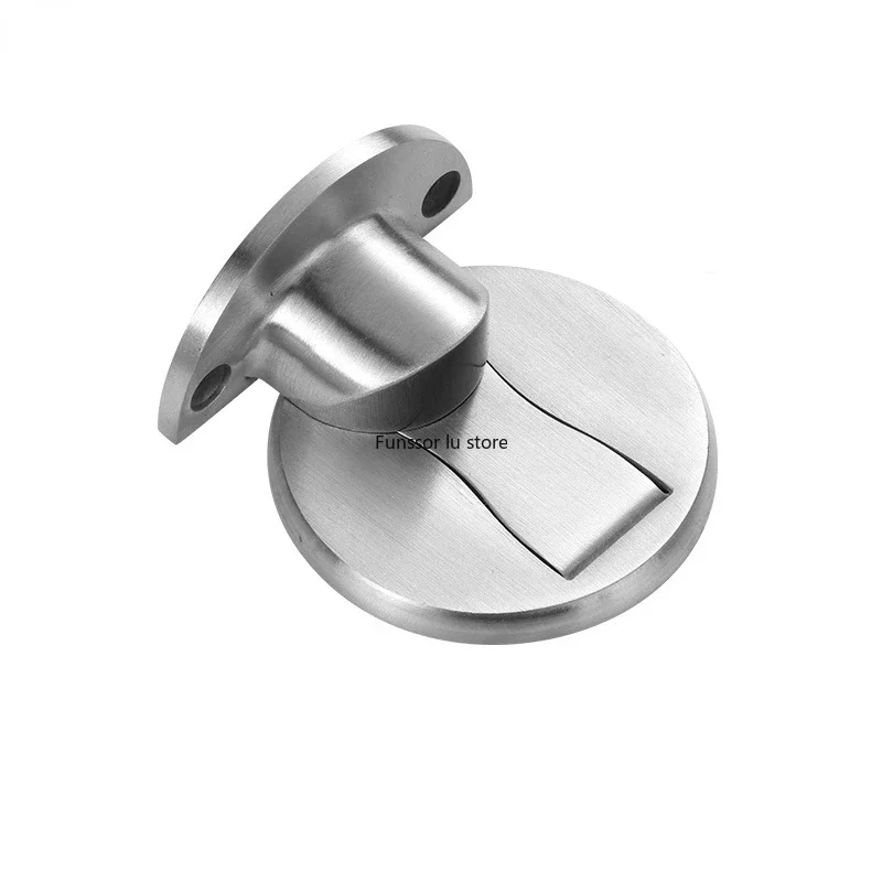 Magnet Door Stops 1pc Magnetic Door Stopper Non-punch Six Colors Available Holder Hidden Doorstop Furniture Hardware