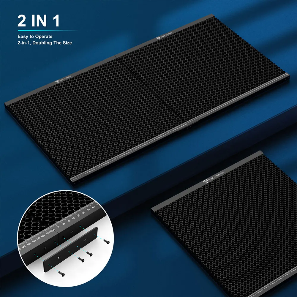 TWOTREES New Upgraded Spliceable Honeycomb Working Table Large Honeycomb Laser Bed Working Table For Co2 Cutting Laser Engraver table saw milling machine tools cnc engraving milling upgrade kit