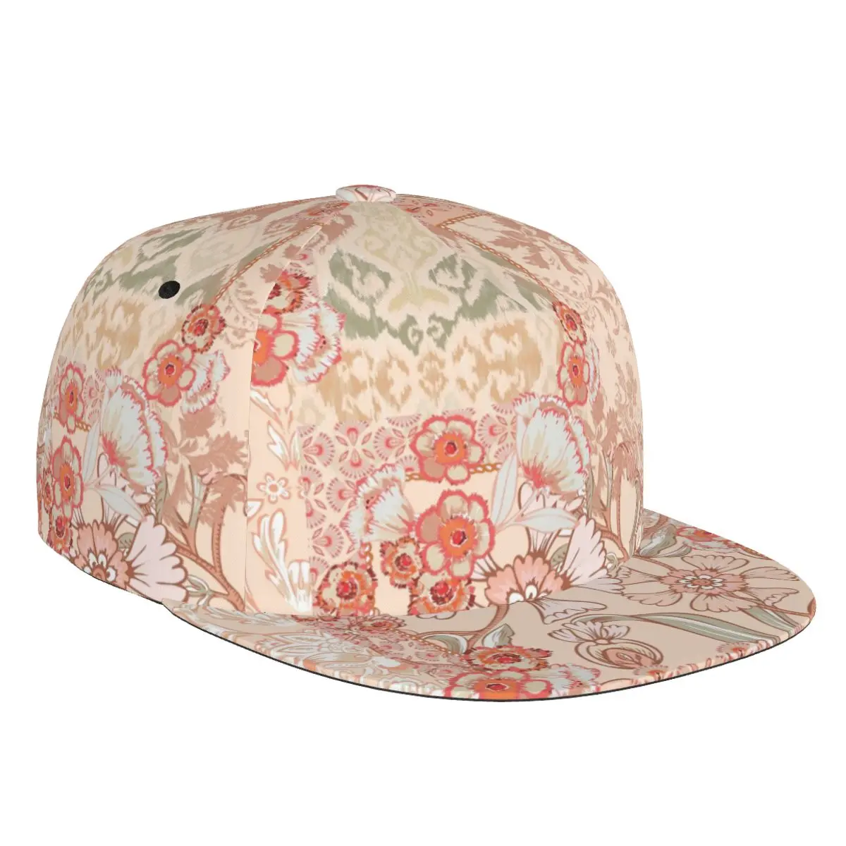 

Paisley beautiful patterned printed baseball cap casual sun hat elegant ethnic fashion stage hip-hop women men