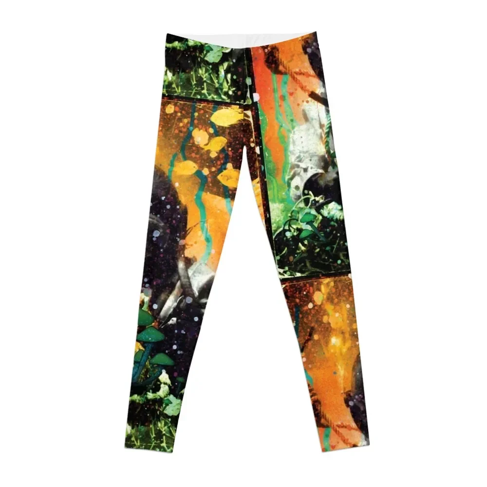 

Deep Sea Fungi Leggings high waist fitness set gym Womens Leggings