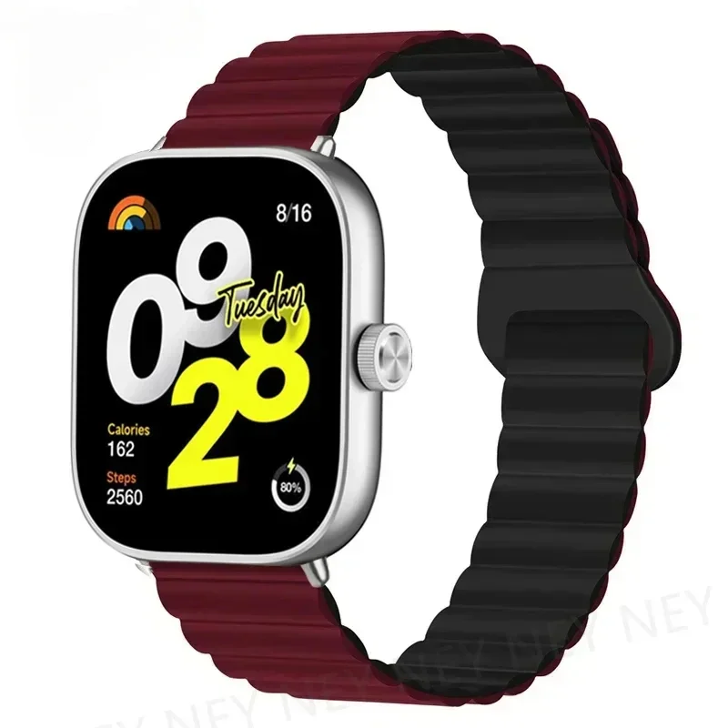 Magnetic Silicone Sport Wristband Bracelet - Universal Smartwatch Accessory