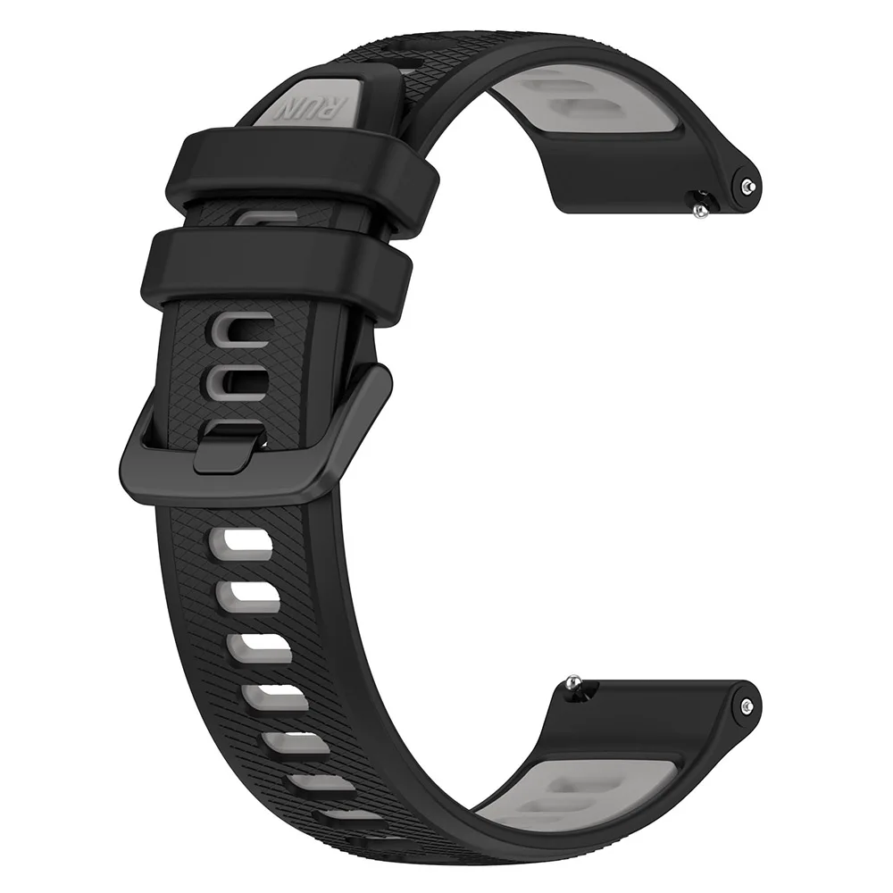Lokeke Cinturino In Silicone Per Garmin Vivoactive 4 E Altri Smartwatch – 22 Mm, Morbido E Comodo, Colore Nero