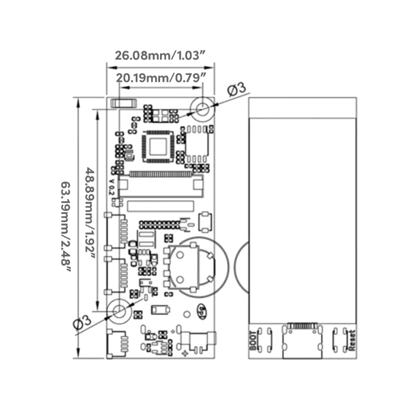 BPI-Centi-S3 ESP32-S3 WiFi ���� ���� ���� ���� 1.9 ���÷���