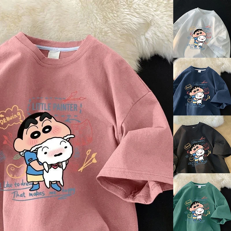 

Футболка с круглым вырезом и коротким рукавом для девочек