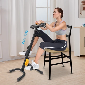 Professional Foldable Exercise Bike for Rehabilitation & Full-Body Training - 8-Level Adjustable Height,Rotatable Handles 3