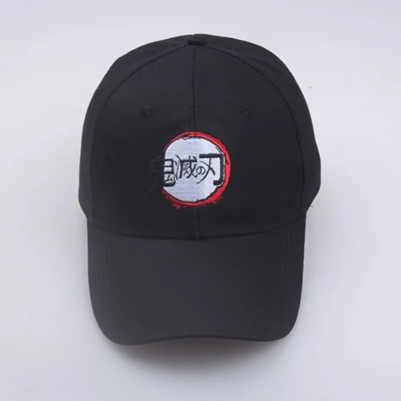 Demon Slayer Anime Kimetsu no Yaiba Kyoujurou Cap Cosplay Adjustable Baseball Hat Sunshade Hats Outdoor Riding