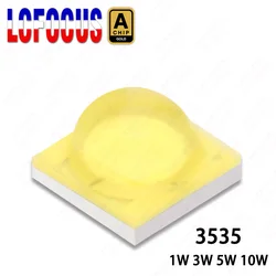 High Brightness 1W 3W 5W 10W LED Chip Golden Warm Cool White 1700K 3000K 6000K COB SMD Diode 45mil 55mil 78mil For CREE 3535 XPE