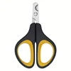 1 Piece of Pet Stainless Steel Nail Clippers, Scissors for Trimming, Cleaning, and Grinding Nails Suitable for Dog and Cat Claws 5